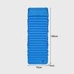 Self inflating Air Mattress Wide Sleeping Pad Splice Inflatable Bed Beach Camping Mat Blue