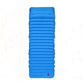 Self inflating Air Mattress Wide Sleeping Pad Splice Inflatable Bed Beach Camping Mat Blue