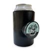 Fishing Can Cooler, Hard Shell Drink Holder with Hand Line Reel Attached, Fits Any Standard Insulator Sleeve or Coozie Black