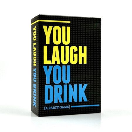 You Laugh You Drink, the Drinking Card Game for People Who Can'T Keep a Straight Face Party Game