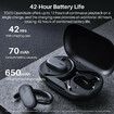 OpenBuds Lightweight True Open Ear Wireless Earbuds with Multi-Angle Adjustment, Bluetooth Headphones with Dual-Axis for Long-Lasting Comfort- Black