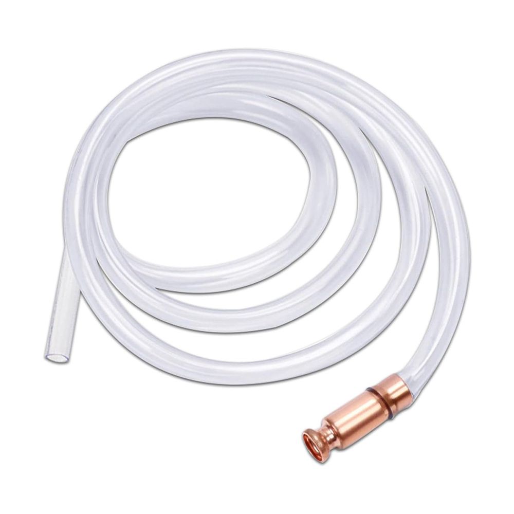 Hand Fuel Pump, Fuel Siphon Pump, Safety Self Priming Hose, 1.5M Gas Siphon Hose Pump for Gasoline Fuel Water Transfe