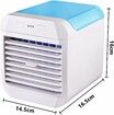 Portable Air Cooling Fan, Evaporative Air Cooler Instant Cool and Humidify with 3 Speeds No Noise Small Fan Bladeless Fan for Room Office