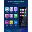 96GB MP3 Player with Bluetooth 5.0: Portable Lossless Sound Music Player with HD Speaker,2.4" Screen Voice Recorder,FM Radio,Touch Buttons,Support up to 64GB for Sport,Earphones Included