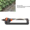 Lawn Sprinkler,Automatic Oscillating Lawn Sprinkler Lawn Watering Sprinkler with 19 Hole 4 Modes Watering Device for Yard