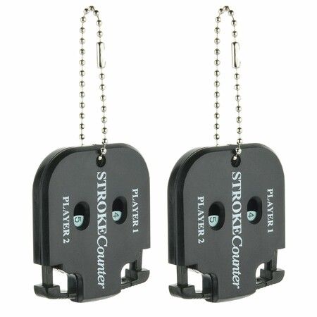 Pack of 2 Mini Golf Score Shot Stroke Counter Clicker Keychain for Golf Game Scorekeeper Outdoor Sport Scoreboard
