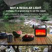 Solar LED Camping  Fireplace Side Light USB Rechargeable Portable Flashlight 4 Modes Fireplace lamp Outdoor Waterproof Camping Searching Lamp