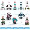 Magnetic Robots Blocks Set for Kids with Storage Box Stacking Robots Toy STEM Educational Playset for Kids