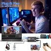 Capture Card Nintendo Switch, Video Game Capture Card 4K 1080P 60FPS, HDMI to USB 3.0 for Streaming PS4/PC/OBS/Camera Live Streaming Broadcasting