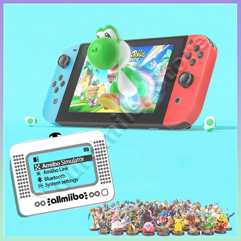 Amiibo pixl NFC Emulator for Switch  Bluetooth unlimited writing Zelda Supports NS/WIIU/3DS Amiibo data writing.