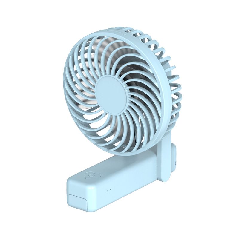 Blue Handheld Fan,2000mAh Portable Fan Mini fan Small Personal Fan,Desk Fan Hand Held Fan Rechargeable Battery Operated Cooling Electric Fan