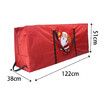 Christmas Tree Storage Bag Organizer  for Party Accessories, Red Santa 122 x 38 x 51cm