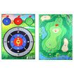 Golf Chipping Game with Sticky Balls fun Game Mat Indoor OutdoorGolf Game Set for Children Over 3 Years Old and Adults Golf Clubs