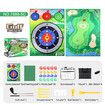 Golf Chipping Game with Sticky Balls fun Game Mat Indoor OutdoorGolf Game Set for Children Over 3 Years Old and Adults Golf Clubs