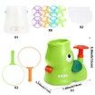 Kids Games Outdoor Toys Elephant Butterfly Catching Game - Stomp Flying Disc Outside Toy Summer Games Backyard Activities Toddler Girl Ages 3+ Birthday Gift (Green)