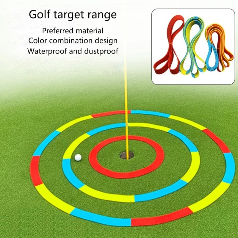 Silicone Golf Game Targets Circle Golf Training Aids Putting and Chipping Training Tool Golf Training Accessory Durable