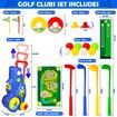 Complete Golf Club Set for Kids Indoor Outdoor Sports Toys Ideal for Boys and Girls Ages 3+ Includes Putting Mat Balls Golf Clubs and Cart