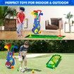 Complete Golf Club Set for Kids Indoor Outdoor Sports Toys Ideal for Boys and Girls Ages 3+ Includes Putting Mat Balls Golf Clubs and Cart