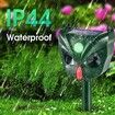 Ultrasonic Cat Deterrent, Outdoor 5 Modes Solar Powered Deterrent Device with Motion Sensor for Garden, Farm, Yard, Dogs, Cats, Birds and More