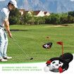 Indoor Outdoor Automatic Golf Putting Cup with Return Hole Bundle, Golf Putting Game for Office, Ball Return Machine for Home