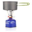 Portable Camping Stoves Backpacking Stove with Piezo Ignition Stable Support Wind-Resistance Camp Stove for Outdoor Camping Hiking Cooking