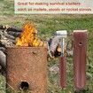 Bushcraft Gear, Hand Auger Wrench for Easy Wood Drilling, Settlers Wrench and Bushcraft Tools Perfect for Camping and Woodworking