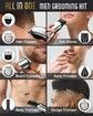 Electric Razor, Nose Hair Trimmer, Cordless Hair Clippers Shavers for Men, Mustache Body Face Beard Grooming Kit, Waterproof