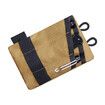 Portable Key Case Holder and Minimalist Wallet, Lightweght Card Case Knife Tool Flashlight Storage Pack for Men for Outdoor (Khaki)