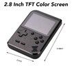 Black-Retro Game Machine Handheld Game Console with 400 Classical FC Game Console Support for Connecting TV Gift Birthday for Kids and Adult