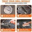 Grill Brush, Grill Cleaning Brush with Extra Long Stainless Steel bristles for BBQ Grill, Gas Grill, Charcoal Gril