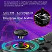 Wireless Game Controller for PC/iOS/Android/Switch, Remote Gamepad with Joystick Adjustable Turbo Vibration Supports Multi-Platform&App-