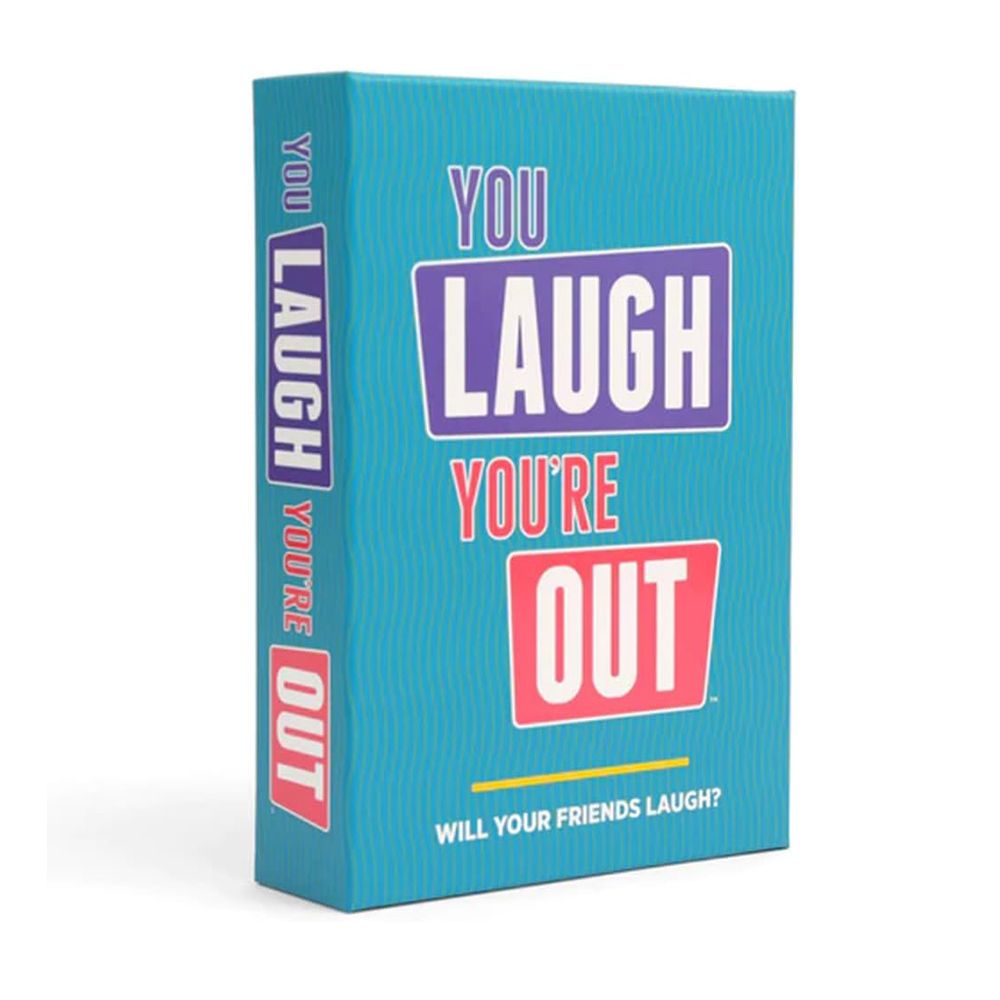 You Laugh You're Out, The Official Family Game Where If You Laugh, You Lose. Great for Big Groups and Kids Age14+