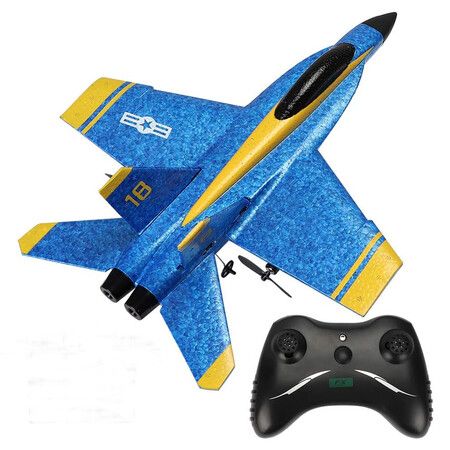 Ready to Fly Remote Control Airplane, 2.4GHZ 2 Channel RTF RC Glider Easy to Fly for Kids Beginners and Adults