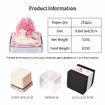 Desk Calendar With Lights 2024 DIY Calendar 3D Memo Pad Paper Art Sakura Tree Calendar  for Teacher,Monthly Calendar Gift Desktop Decoration (Pink)