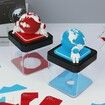 Desk Calendar With Lights 2024 DIY Earth Calendar 3D Memo Pad Paper Art Earth Sculpture Gift For Teacher/Colleague/Classmate/Child (Earth-Red)