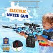 Electric Water Squirt Gun Pistol Toy Blaster High Powered Long Range Rechargeable Battery Soaker Shooter Adult Kid Pool Beach Outdoor Party 750ml