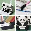 3D Memo Pad Paper Carving Art Panda Notepad with Holder Note Pad DIY Paper Card Crafts 3D Notepad Desk Decoration