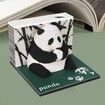 3D Memo Pad Paper Carving Art Panda Notepad with Holder Note Pad DIY Paper Card Crafts 3D Notepad Desk Decoration