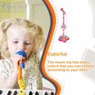 Kids Microphone Music Toy LED Lighting Powered Cute Enlightening Mic Plaything Birthday Gift Pink