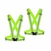 Reflective Vest Running Gear,High Visibility Adjustable Safety Ves for Night Cycling,Hiking,Jogging,Dog Walking (2Pack)