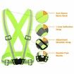 Reflective Vest Running Gear,High Visibility Adjustable Safety Ves for Night Cycling,Hiking,Jogging,Dog Walking (2Pack)