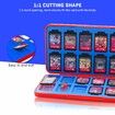 24 Game Card Case for Nintendo Switch OLED 2021/Switch/Switch lite,Cartridge Case for Switch Game Cards and 24 SD Cards, Game Storage Case Box