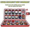 Pokedex Red - Switch Game Case Compatible with Nintendo Switch Games & Micro SD Cards, Switch Game Holder Cartridge Case with 24 Game Card Storage