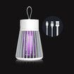 Mosquito Killer Zapper Lamp Fly Bug Mozzie Insect Repellent Deterrent Catcher Trap LED Light Electric Rechargeable Portable USB Battery Grey