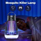 Mosquito Killer Lamp Bug Zapper Fly Repellent Mossize Insect Deterrent Trap Catcher LED Light Electric Rechargeable Battery Portable Waterproof