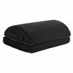 Under Desk Foot Rest Office Foam Footstool Feet Pillow Cushion Pouffe Stand Ergonomic Adjustable Elevation Support Black