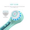 Face Scrubber Exfoliator, Facial Cleansing Brush Rechargeable IPX7 Waterproof with 5 Brush Heads