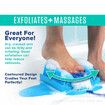 Shower Foot Scrubber with Pumice Stone, Foot Clean, Smooth, Exfoliate and Massager