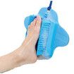 Shower Foot Scrubber with Pumice Stone, Foot Clean, Smooth, Exfoliate and Massager