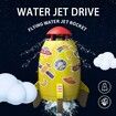 Rocket Toy, Outdoor Yard Sprinkler, Summer Toy | Flight altitude water pressure control | Water Spray Toys for Kids Ages 3+ and Up (Yellow)